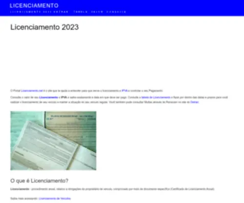 Licenciamento.net(LicenciamentoTabela) Screenshot
