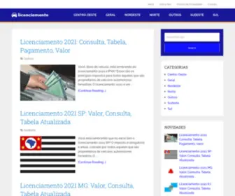 Licenciamento2021.com(LICENCIAMENTO 2021 →) Screenshot