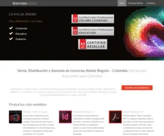 Licenciasadobe.co(LICENCIAS ADOBE) Screenshot