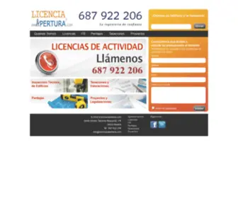 Licenciayapertura.com(Licencia y Apertura de negocios) Screenshot