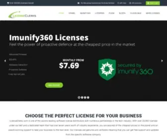 Licenseclerks.com(Cheapest cPanel & Imunify360 Unlimited Licenses) Screenshot