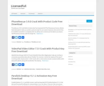 Licensedfull.com(Cracked Softwares For Windows & Mac) Screenshot