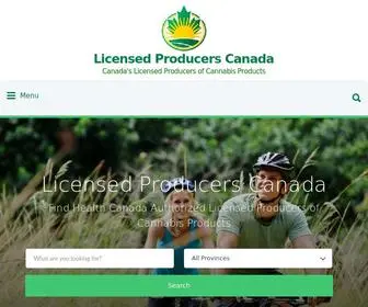 Licensedproducerscanada.ca(Licensed Producers Canada) Screenshot