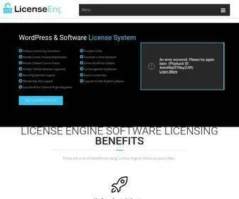 Licenseengine.com(Software Licensing & WordPress Plugin Licensing) Screenshot