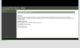 Licenseparser.com(Autodesk Partner Portal) Screenshot