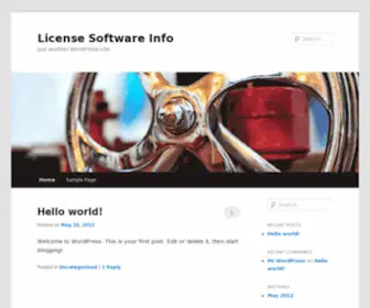Licensesoftware.info(License Software) Screenshot