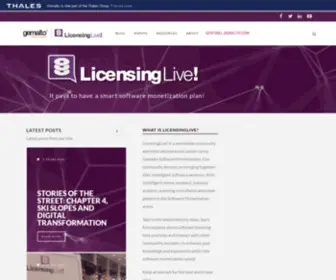 Licensinglive.com(Smart Software Monetization) Screenshot