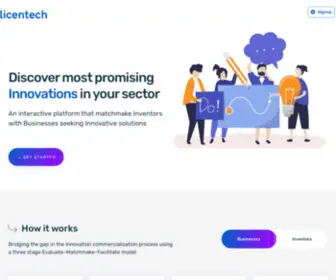 Licentech.com(Home) Screenshot