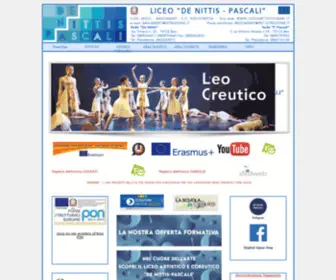 Liceoartisticobari.it(Istituto d'Istruzione Secondaria Superiore De Nittis Pascali) Screenshot