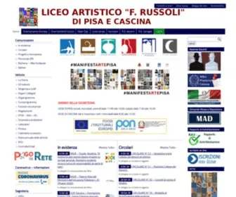 Liceoartisticorussoli.edu.it(Liceo Artistico Russoli) Screenshot