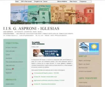 Liceoasproni.it(IIS Giorgio) Screenshot