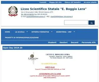 Liceoboggiolera.gov.it(Liceo Scientifico Statale "E) Screenshot