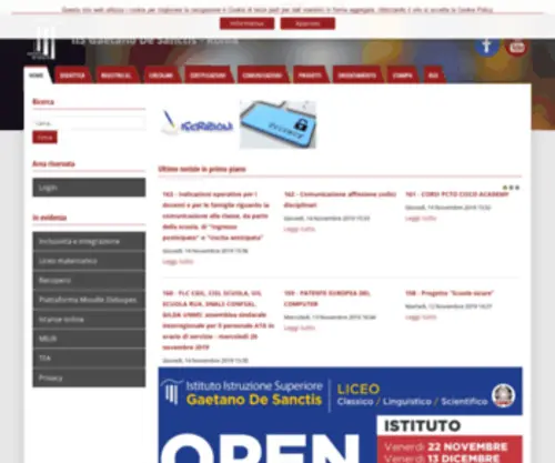 Liceodesanctisroma.gov.it(Liceodesanctisroma) Screenshot