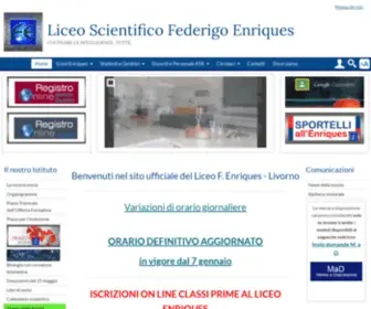 Liceoenriques.edu.it(Sito ufficiale del Liceo F. Enriques di Livorno) Screenshot