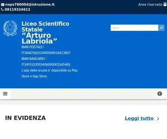 Liceolabriolanapoli.edu.it(Liceo Scientifico Statale) Screenshot