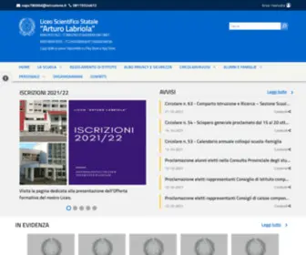 Liceolabriolanapoli.it(Liceo Scientifico Statale) Screenshot