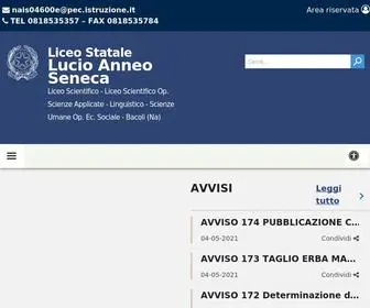 Liceosenecabacoli.edu.it(Liceo Statale Lucio Anneo Seneca) Screenshot