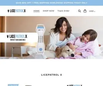 Licepatrolx.com(LICEPATROL X) Screenshot