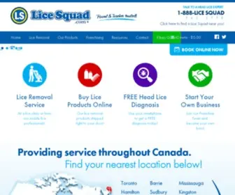 Licesquad.com(Lice Squad) Screenshot