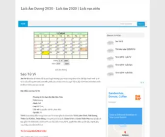 Lichamduong.net(Lịch Âm DươngLịch âm 2021) Screenshot