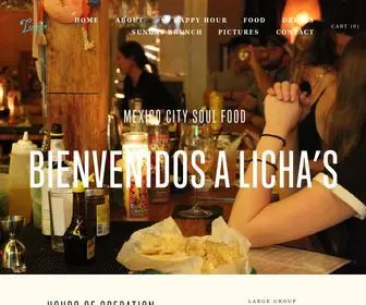 Lichascantina.com(Best Mexican Resturant In Austin) Screenshot