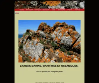 Lichensmaritimes.org(Lichens marins) Screenshot