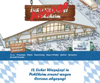 Licher-Wiesnfest.de(Licher Wiesnfest Pohlheim) Screenshot