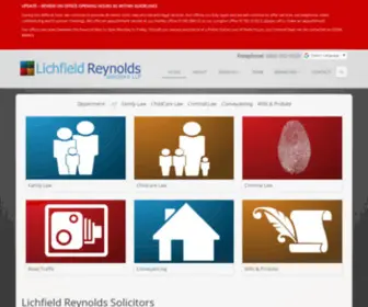 Lichfield-Reynolds.co.uk(Lichfield Reynolds Solicitors) Screenshot