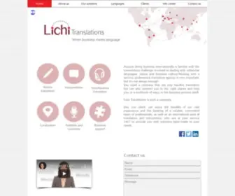 Lichitranslations.com(Leading multilingual translation agency in Israel) Screenshot