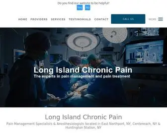 LichronicPain.com(Long Island Chronic Pain) Screenshot