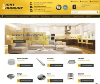 Lichtdiscount.de(LED Leuchten & LED Lampen Online Shop) Screenshot