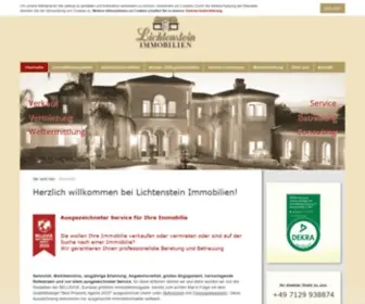 Lichtenstein-Immobilien.eu(Haus verkaufen mit Immobilienbewertung) Screenshot