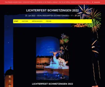 Lichterfest.org(Lichterfest Schwetzingen 2022) Screenshot