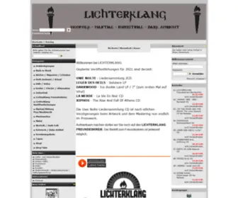 Lichterklang.de(Lichterklang templateshop24.com) Screenshot