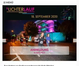 Lichterlauf-Hamburg.de(Lichterlauf channel hamburg) Screenshot