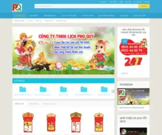 Lichtetphuquy.com(Công ty TNHH Lịch Phú Quý) Screenshot