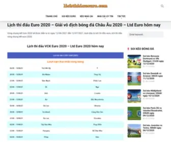 Lichthidaueuro.com(Lịch Euro) Screenshot
