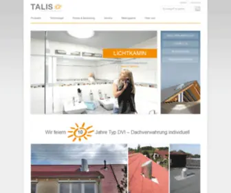 Lichtkamin.de(TALIS Tageslichtsysteme GmbH) Screenshot