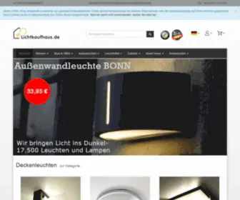 Lichtkaufhaus.de(Your Shop for Lighting Fittings and Lamps) Screenshot