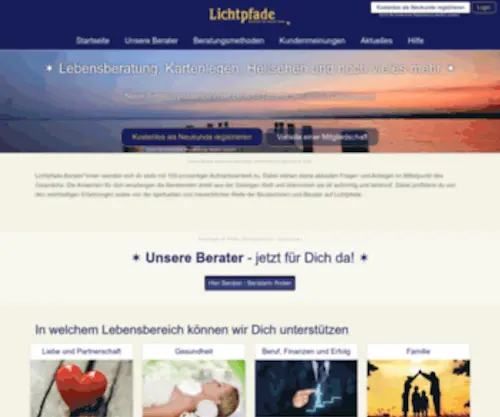 Lichtpfade.de(Lichtpfade) Screenshot
