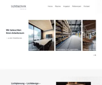 Lichttechnikag.ch(Willkommen) Screenshot