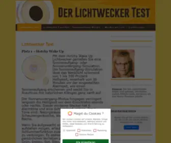Lichtwecker-Test.com(Lichtwecker Test) Screenshot