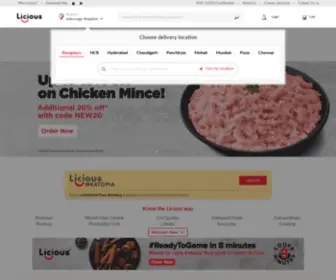 Licious.com(Order Meat Online) Screenshot