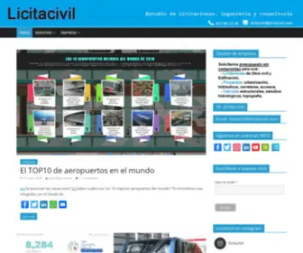 Licitacivil.com(Proyectos y estudio de licitaciones) Screenshot