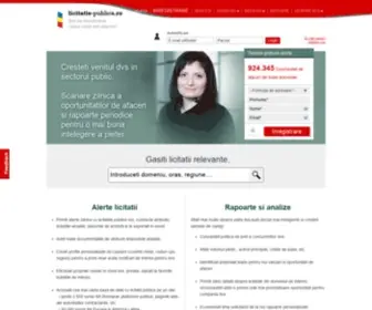 Licitatie-Publica.ro(Licitatii publice pe email) Screenshot