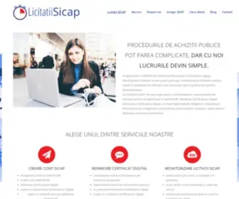 Licitatiisicap.ro(Inregistrare in SEAP/SICAP) Screenshot