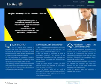 Licitec.pe(Software de concursos Publicos en Perú) Screenshot