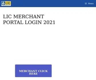 Licmerchant.online(This website) Screenshot