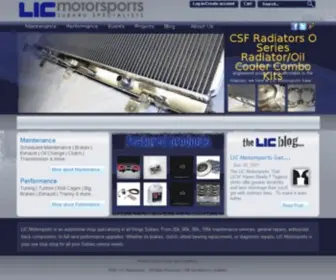 Licmotorsports.com(LIC Motorsports) Screenshot