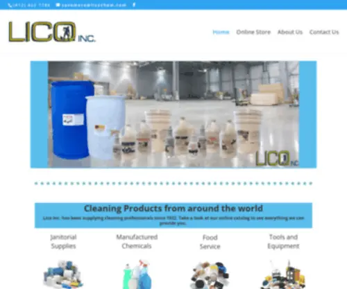 Licochem.com(IIS Windows Server) Screenshot